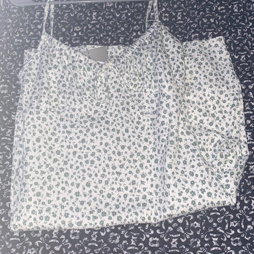 Brand new with tag floral green dress